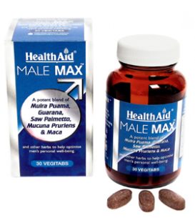 HEALTH AID MALE MAX 30caps