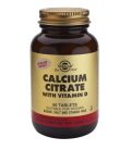 SOLGAR CALCIUM CITRATE 250mg with vitamin D3