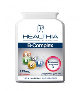 HEALTHIA B-COMPLEX 275mg 60tbs