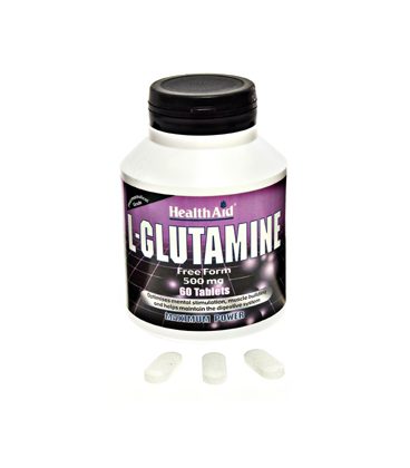 HEALTH AID L-GLUTAMINE  60tabs